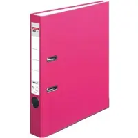 Herlitz Ordner protect Kunststoff (PP) A4 5cm pink maX.file Packung mit 25 Stück