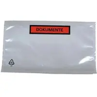 VEPATIM 1000x Dokumententaschen Begleitscheintaschen *Dokumente* DIN Lang 235x130mm