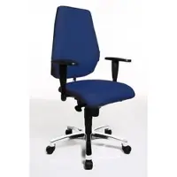 Topstar Drehstuhl Sitness 30 - blau Universalrollen.