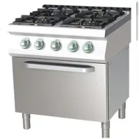 RM GASTRO Thermik Serie 700 Gasherd mit Elektro-Backofen SPT-780/11GE