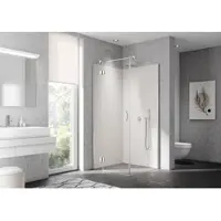 Kermi Schwingtür Liga 1030 x 2000 mm silber hochlanz clean