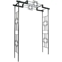 Hardin 1fachgut Gartentor aus Metall, ca. 175 × 50 × 230 cm