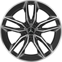 Mercedes-AMG Leichtmetallfelge schwarz glanzgedreht Hinterachse A25740122007X23