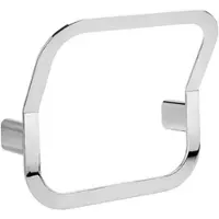 BRILLANTBAD BORGANIC Handtuchring Edelstahl poliert 250x220x125 mm für Bad & Küche >> zum Bohren