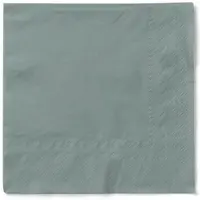 Mank Serviette in Grau aus Tissue 3-lagig, 40 x 40 cm, 100 Stück