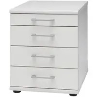 Proregal Möbelpartner Standcontainer Tiger - HxBxT 52x42x50 cm | Weiß von