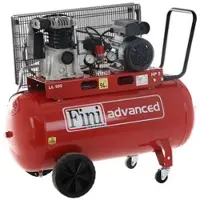Fini Advanced MK 102-100-2M - Elektrischer Kompressor mit Riemenantrieb - Motor 2 PS - 100 l