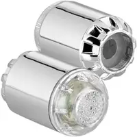 INFACTORY 2 Dynamo-LED-Wasserhahnaufsätze zur Temperaturkontrolle, 3 Farben