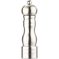 Rosenstein & Söhne Klassische Salz- & Pfeffermühle, Keramik-Mahlwerk, Edelstahl, 22,5 cm