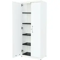 Mauser Stahlschrank mit Flügeltüren »Kontoro« 5 OH 85 cm weiß, 85x202.5x48.2 cm