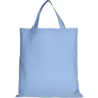 TEXXILLA Baumwolltasche CLASSIC mit zwei kurzen Henkeln und Ihrem Wunschmotiv, himmelblau
