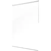 KS Handel 24 Basic Duschrollo Duschvorhang PEVA Transparent 110x240 cm