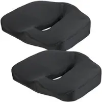 Newgen medicals 2 ergonomische Memory-Foam-Sitzkissen für Auto, Schreibtisch u.v.m.