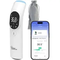 Newgen medicals Medizinisches 3in1-Infrarot-Thermometer, App, Oberflächen-Messung