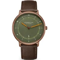 Sternglas - NAOS XL - EDITION 1905 - dunkelgrün bronze - modena 20 dunkelbraun / 42 MM