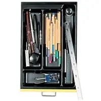 Bisley Schubladeneinsatz Multidrawer Schwarz 233 x 363 x 51 mm