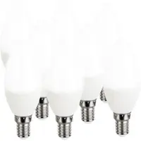 Luminea 8er-Set LED-Kerzen, tageslichtweiß, 500 Lumen, E14, 6 Watt, 6500 K
