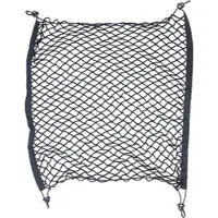 Lescars Universal-Kofferraum-Gepäcknetz, 70 x 70 cm, dehnbar auf 105 x 105 cm
