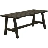 Meingartenversand.de Country Plankentisch 177 x 75 x 72 cm - Terrassentisch aus Kiefer/Fichte in Teak - Holztisch im Landhausstil - Outdoortisch für 6 Personen