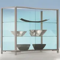BST Verkaufsvitrine 150 cm breit mit Schiebetüren