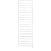 Zehnder Quaro Design-Heizkörper elektrisch IHD, 1099x450x70 mm, Beige Grey, montagefertig mit Wandkonsolen