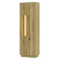 Wójcik Vitrine Delamar ¦ holzfarben ¦ Maße (cm): B: 62 H: 198 T: 40.0