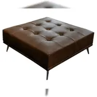 KAWOLA HOCKER WIOLO Dunkelbraun Leder