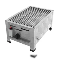 ChattenGlut Professional Gastrobräter 1-flammig Tischgerät 3,6kW und Einzelne Edelstahlstäbe als Rost
