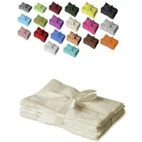 EXKLUSIV HEIMTEXTIL 12 x Gästetuch 500 g/m2 30 x 50 cm Naturweiß