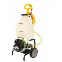 Arcocere Benzin Spritzpumpe auf Wagen ARCO Froggy Super S 35 mit 4-Takt Motor
