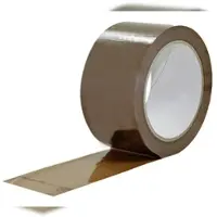 VEPATIM 6x Packband Klebeband PVC 200 | 50mmx66m Low Noise braun