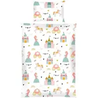 Bestgoodies Kinder Betten-Set inkl. Bettwäsche 100x135cm / 40x60cm - Prinzessin
