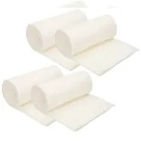 Betz 4 Stück Fleecedecken Kuscheldecken Größe 130x170 cm Farbe creme