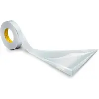 3M Doppelseitiges Klebeband mit Polyester-Träger 9628FL, Transparent, 15 mm x 55 m, 0,05 mm