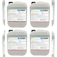 Faba Chemie FABA Flächendesinfektionsmittel 4 x 5 L Flächendesinfektion Oberflächen Desinfektionsmittel ohne Alkohol