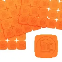Combicraft Fluoreszierende Eventchips in Orange - 10.000 Chips - mit Bierkrug-Relief