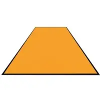 M&A Matting Schmutzfangmatte Colorstar, weiches orange, waschbar 746085115150-C50 , Maße (B x T): 85 x 115 cm, glatter Rücken