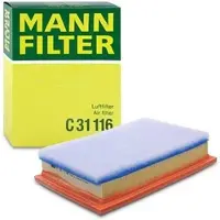 MANN-FILTER Luftfilter [Hersteller-Nr. C31116] für Ford, VW, Seat