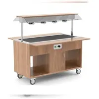 Mobiltherm Warmbuffet 405104-U, Modell Palma 4W, 4 x 1/1 GN, fahrbar