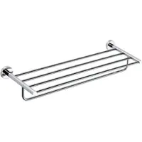 BRILLANTBAD BOMEGA Handtuchablage Messing Chrom poliert 655x110x200 mm für Bad & Küche >> zum Bohren
