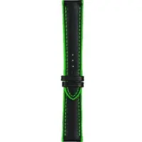 Certina - Leder Lederarmband ohne Schließe 20mm/18mm XL C610021029 - genarbt,rind,schwarz