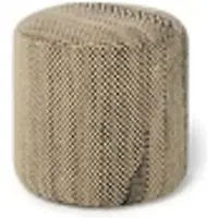 Nanimarquina - Wabisabi Pouf, Ø 40 x H 43 cm, small, knochenweiß