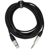 Klang Audiokabel, 6 Meter XLR female - 6,3 Klinke, male, stereo - Mikrofonkabel