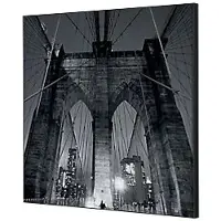 SHOWDOWN Textile Wanddekoration New York Manhattan Mehrfarbig Aluminium