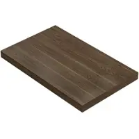 GGM Möbel KMV | Bistro Tisch | B:T 120 x 70 cm | H 78 cm | Walnuß | Gestell: Schwarz | Gestell: 8 x 8 cm