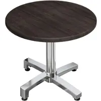 GGM Möbel WBO | Bistro Außen Tisch | Ø:H 70 x 78,5 cm | Wenge / Aluminium | Rund