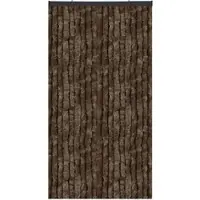 Arsvita Flauschvorhang 80x200 cm Unistreifen braun