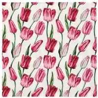 Papstar 200 Servietten, 3-lagig 1/4-Falz 33 cm x 33 cm "Tulip" (89084, 10x20 Stück)