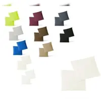 EXKLUSIV HEIMTEXTIL Kissenhülle Kissenbezug Doppelpack mit Reißverschluss hochwertige Jersey hohe Qualität Natur 80 x 80 cm