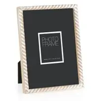 Zep Holzfotorahmen Lisse 13x18 cm braun mit Rillenstruktur